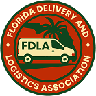 Florida Delivery and Logistics Association logo.