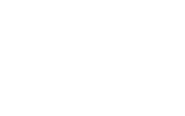 Curved white arrow on black background.